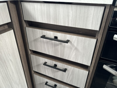 2025 Coachman Lusso III kitchen drawers